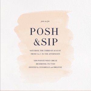 SUMMER SOIRÉE POSH & SIP